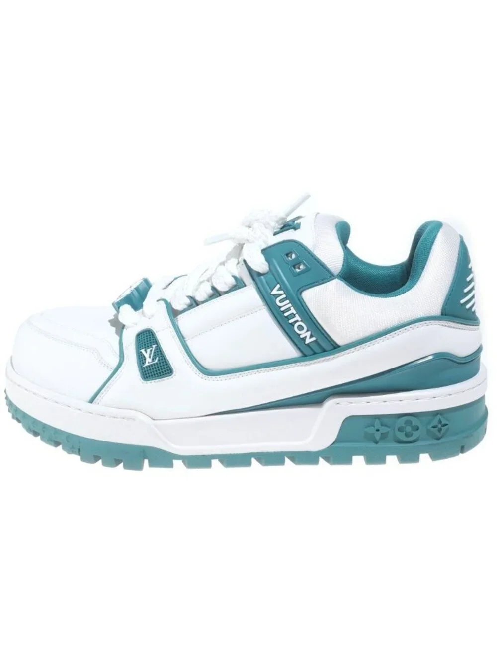 Louis Vuitton LV Trainer Maxi Sneaker LV Line Low Cut Sneakers Leather